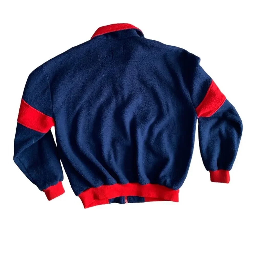 Vintage weather breaker fleece full zip equestrix jacket men’s xl